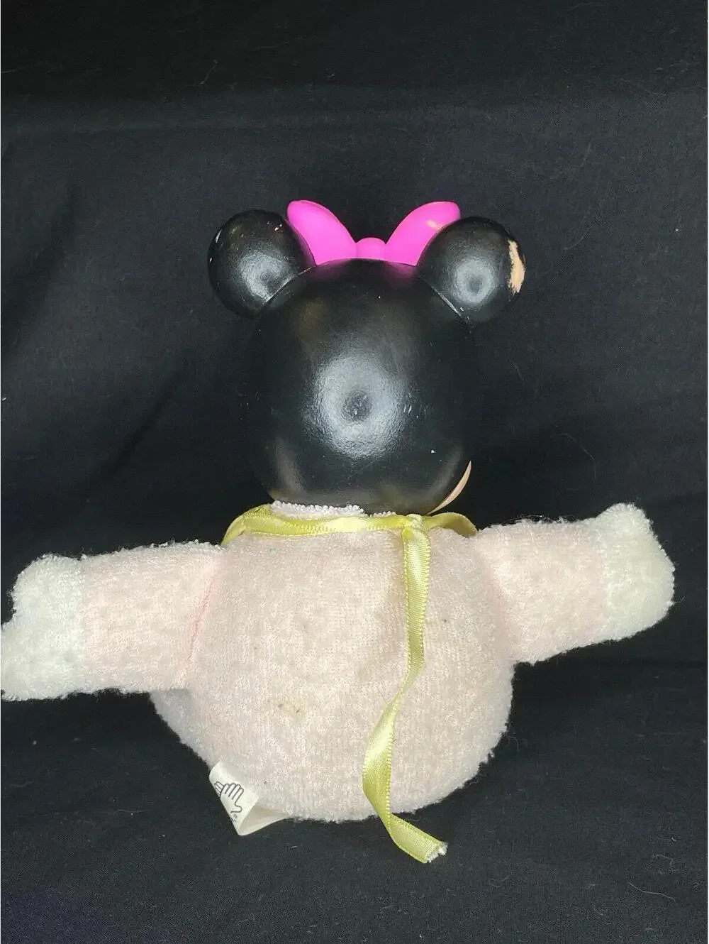 Vintage Disney Babies Baby Minnie rattle made by Applause for Disney.